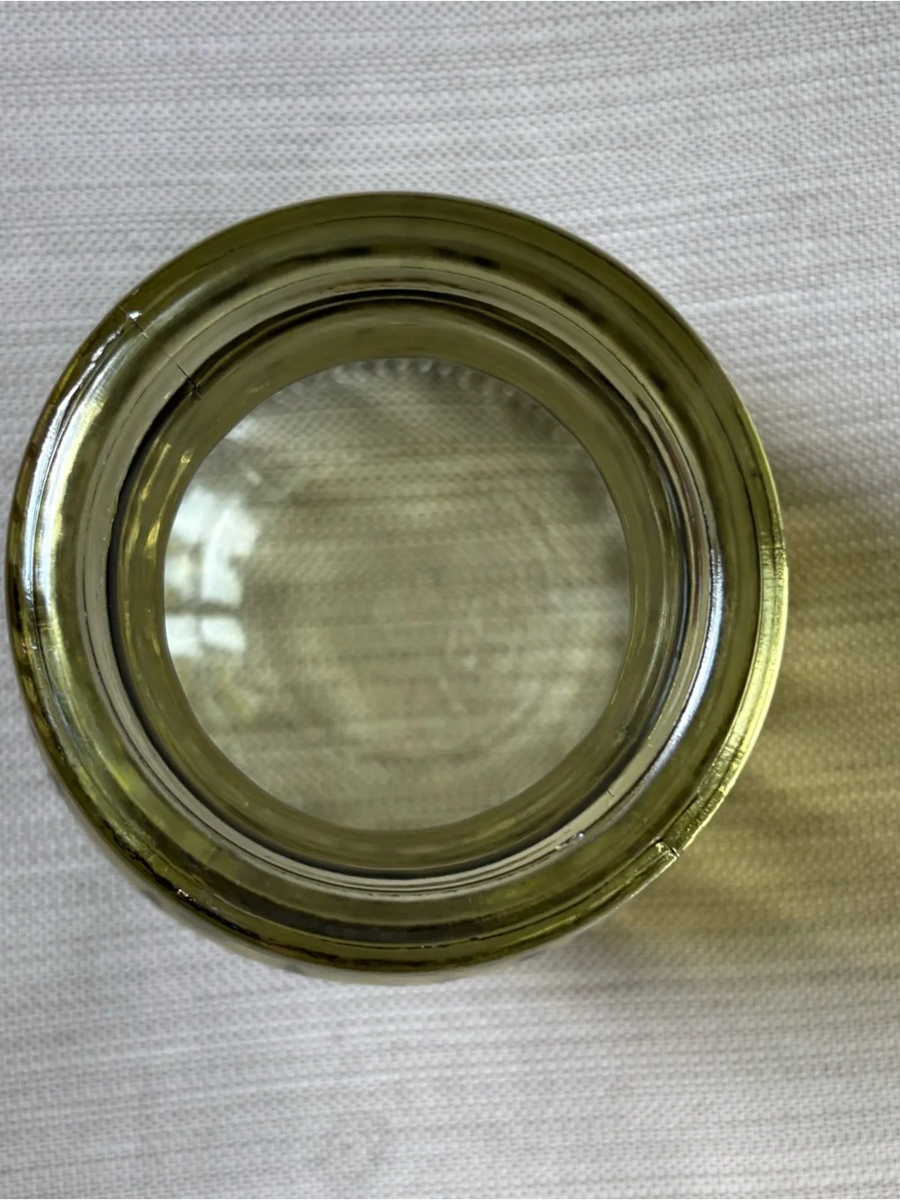 Vintage Olive Green DPS IVY Vase Jar 5.5